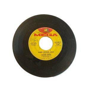 Vintage 7” vinyl record 45 RPM Sammi Smith help me make it thru the night when M